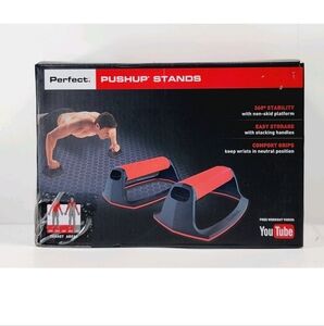 Perfect Pushup Stands 360 Stability Non Skid Platform NEW